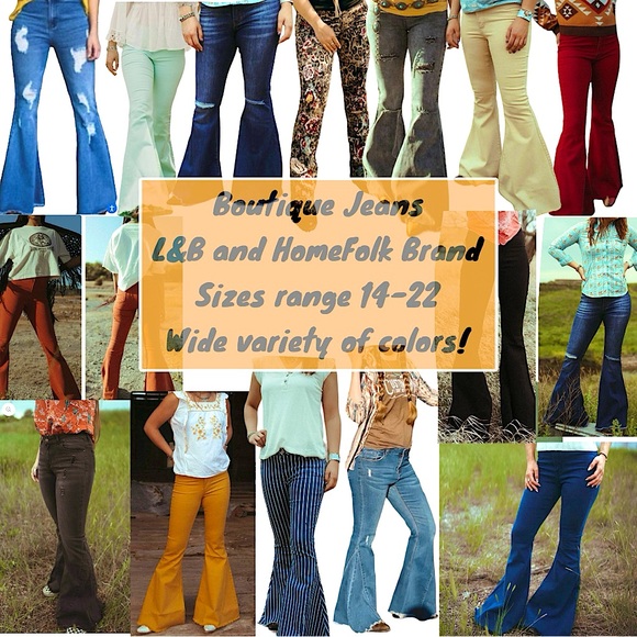 Denim - Coming soon! Plus Size Flares & more! Individual & Reseller Opportunities!